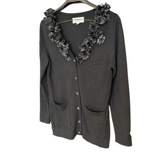 Valenti L vintage floral cardigan in excellent vintage condition! Stunning